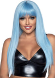 24” Long Straight Pastel Wig With Bangs