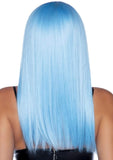 24” Long Straight Pastel Wig With Bangs