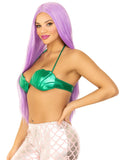 color_green | Mermaid Shell Bra