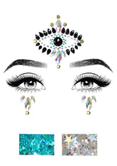 Divinity Adhesive Face Jewels Sticker and Body Glitter Packets