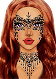 Masquerade Adhesive Face Jewels Sticker Set