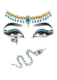Cleopatra Adhesive Face Jewels Sticker Set
