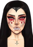 Vampire Adhesive Face Jewels Sticker Set