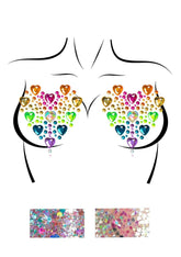 Prism Adhesive Jewel Nipple Stickers and Body Glitter Pack