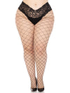 Leg Avenue Evie Plus Fence Net Tights