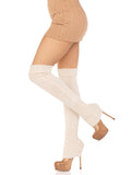 color_ivory | Leg Avenue Willa Knit Leg Warmers