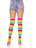 Leg Avenue Raya Rainbow Leg Warmers