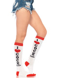 Leg Avenue I Love Cocktail Acrylic Knee Socks