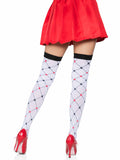 Leg Avenue Card Suit Thigh High Stockings