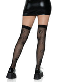 Leg Avenue Yin Yang Fishnet Thigh Highs