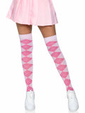 Leg Avenue Argyle Knit Over the Knee Socks