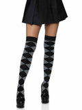 Leg Avenue Argyle Knit Over the Knee Socks