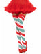 Leg Avenue Jolly Holiday Striped Thigh Highs