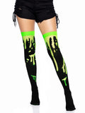 Leg Avenue Slime Splatter Thigh Highs