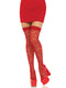 color_red | Leg Avenue Heart Fishnet Thigh Highs