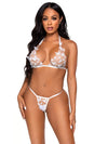 Leg Avenue Butterfly Bra Top and String Panty Set