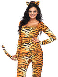 Leg Avenue 2-Piece Wild Tigress Catsuit Costume Set