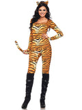 Leg Avenue 2-Piece Wild Tigress Catsuit Costume Set