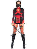 Red Dragon Ninja Couple's Costume
