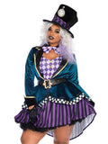 Leg Avenue Plus Delightful Mad Hatter Costume