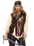 Leg Avenue Plus Captain Blackheart Pirate Costume