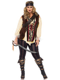 Leg Avenue Plus Captain Blackheart Pirate Costume