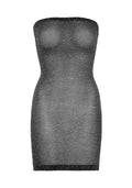 Leg Avenue Shimmer Sheer Lurex Rhinestone Tube Dress