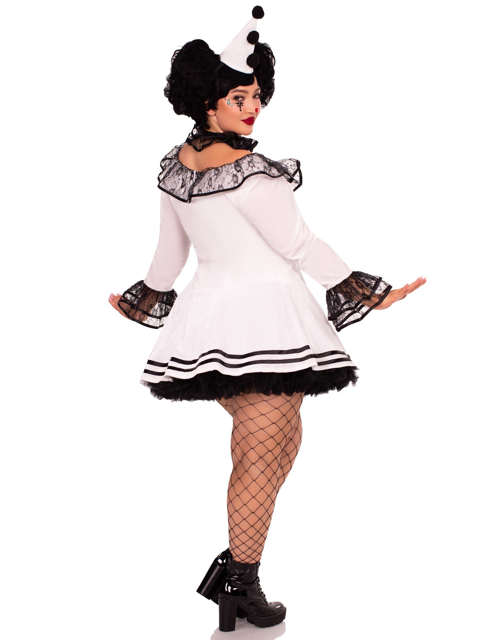 Leg Avenue Plus Pierrot Clown Costume