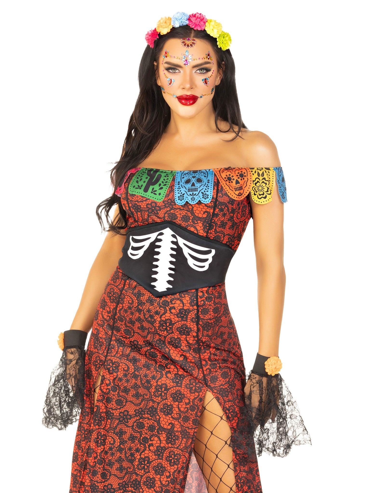 Leg Avenue Day of the Dead Beauty Costume