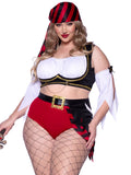 Leg Avenue 4 Piece Wicked Wench Pirate Plus Size Costume