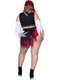 Leg Avenue 4 Piece Wicked Wench Pirate Plus Size Costume