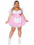 Leg Avenue Gingham Dress With Apron Plus Size Costume