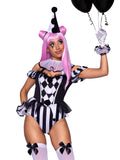 Leg Avenue 4 Piece Captivating Clown Costume