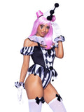 Leg Avenue 4 Piece Captivating Clown Costume