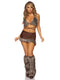 Leg Avenue 3 Piece Cave Babe Costume