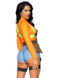 Leg Avenue 2 Piece Nailed It Construction Worker Costume