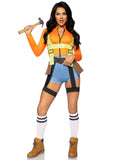 Leg Avenue 2 Piece Nailed It Construction Worker Costume