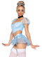 Leg Avenue 4 Piece Glass Slipper Cinderella Costume