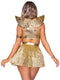 Leg Avenue 4 Piece Golden Angel Goddess Costume