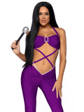 Leg Avenue Jumpsuit Pop Star Disco Costume