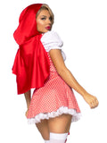 Leg Avenue 2 Piece Fairytale Miss Red Riding Hood Costume
