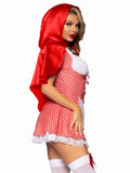 Leg Avenue 2 Piece Fairytale Miss Red Riding Hood Costume