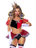 Leg Avenue 3 Piece Wicked Wonderland Queen Costume