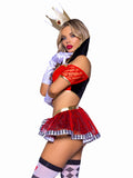 Leg Avenue 3 Piece Wicked Wonderland Queen Costume