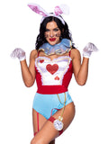 Leg Avenue 4 Piece Curious White Rabbit Costume