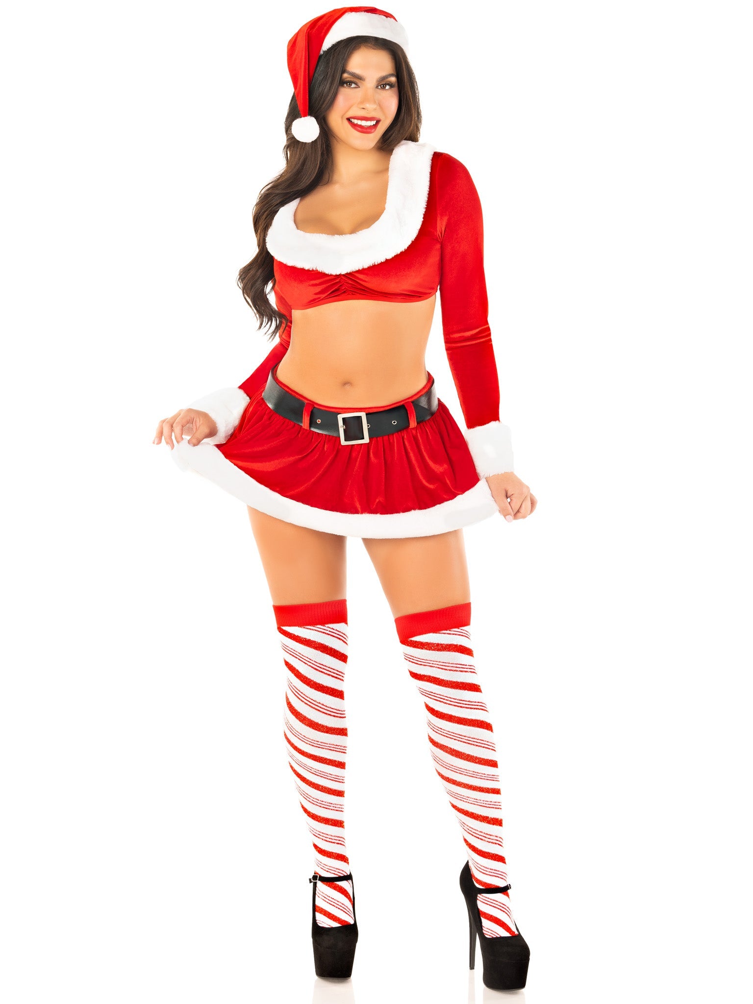 Color_red/white | Leg Avenue HoHo Hottie Santa Costume