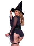 Leg Avenue 2 Piece Envious Witch Babe Plus Size Costume