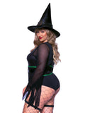 Leg Avenue 2 Piece Envious Witch Babe Plus Size Costume