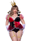 Leg Avenue 2 Piece Queen of Hearts Plus Size Costume