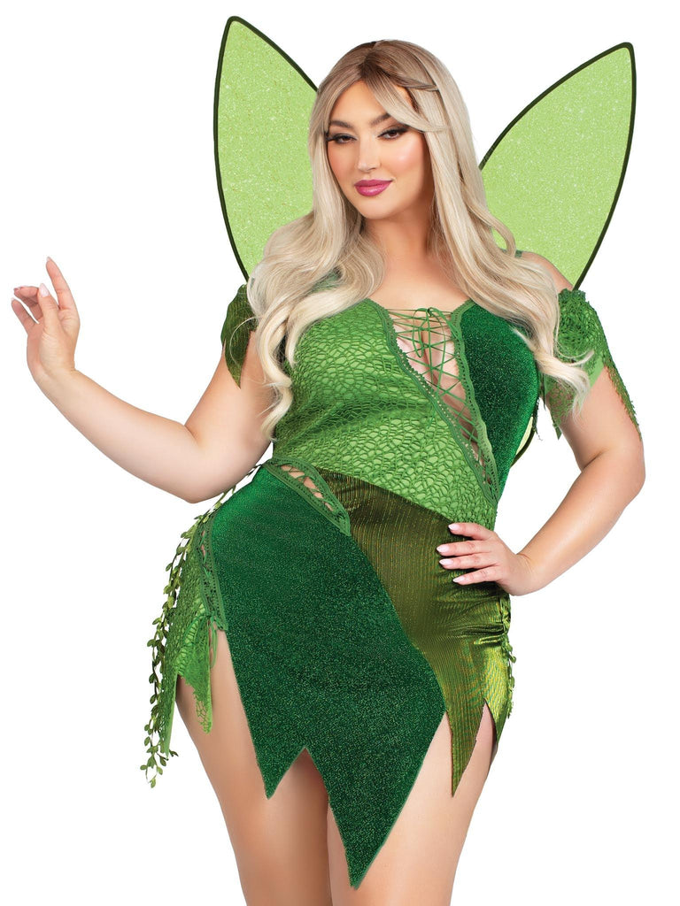 Deluxe Ladies Tinker Bell Costume - Adult Fairy Fancy Dress Outfit By  Rubies Rubies Brand Costume